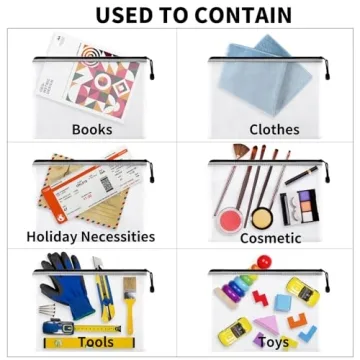 LABUK 52 Pack Mesh Zipper Pouches for Organizing Essentials