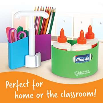 Learning Resources Create-a-Space Storage Mini Center, 4 Piece Set,Back to School Resources for Teac...