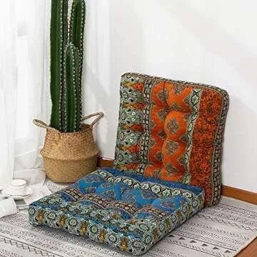 HIGOGOGO Bohemian Floor Cushion for Meditation & Relaxation
