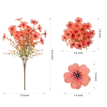 12 Bundles of Artificial Eucalyptus Leaves for Decoration