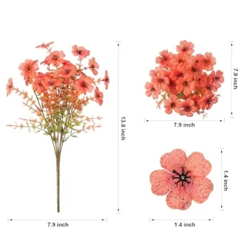 12 Bundles of Artificial Eucalyptus Leaves for Decoration