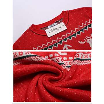 UNibelle Women's Ugly Christmas Sweater Christmas Tree Reindeer Pullover Jumper S-XXL