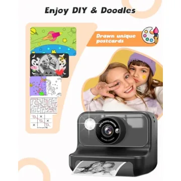 LETSHAHA Instant Print Camera for Kids - Fun & Easy Photography