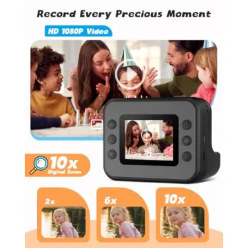 LETSHAHA Instant Print Camera for Kids - Fun & Easy Photography