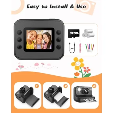 LETSHAHA Instant Print Camera for Kids - Fun & Easy Photography