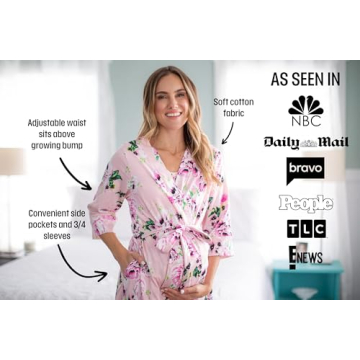 Baby Be Mine Maternity Robe Stylish Comfort for Moms