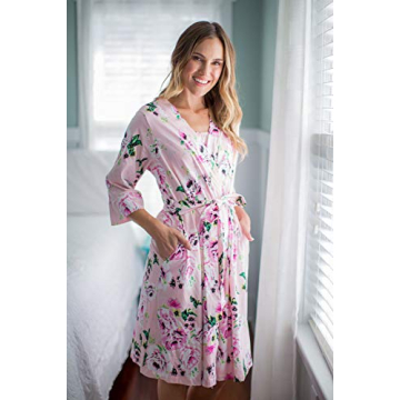 Baby Be Mine Maternity Robe Stylish Comfort for Moms