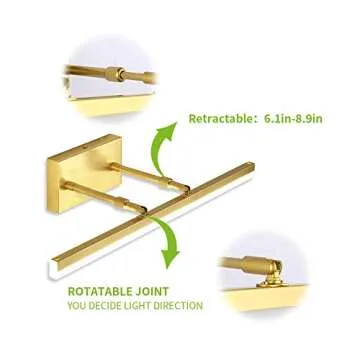 BDL Dimmable 24in LED Bathroom Vanity Light fixture