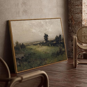 Elegant InSimSea Framed Canvas Vintage Decor Art