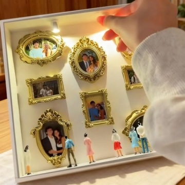 DIY Mini Gold Frames Silhouette Box: Create Elegant Displays of Your Memories in Style!