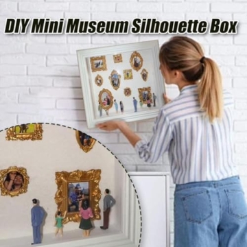 DIY Mini Gold Frames Silhouette Box for Lasting Memories