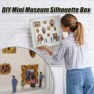 DIY Mini Gold Frames Silhouette Box for Lasting Memories