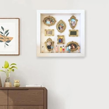 DIY Mini Gold Frames Silhouette Box for Lasting Memories