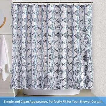 4 Pack Shower Curtain Clips for Windproof Water Control