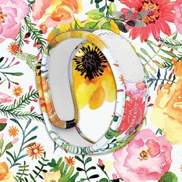 PARA'KITO Mosquito Insect & Bug Protection Wristband - Mosquito Stickers & Bug Spray Alternative - Summer Essentials, Beach Accessories, Hiking & Camping Essentials - Natural Essential Oils (Flowery)