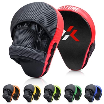 Xnature Curved Boxing Mitts for MMA & Training Enthusiasts
