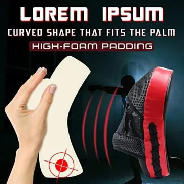 Xnature Curved Boxing Mitts for MMA & Training Enthusiasts