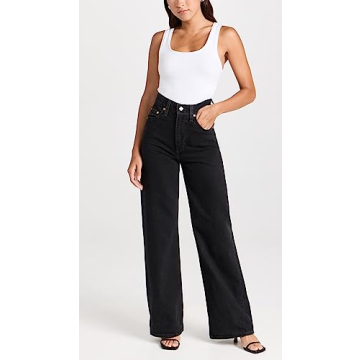 Levi's Women's Ribcage Wide Leg Jeans - Comfortable Chic