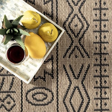 nuLOOM 5' x 8' Outdoor Area Rug, Stylish and Weather Resistant