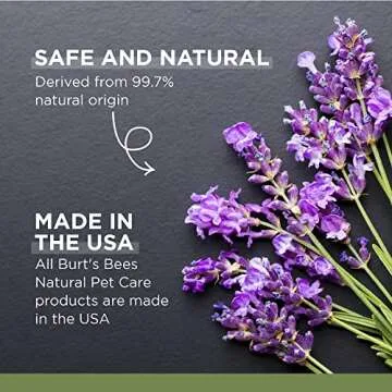 Burt's Bees for Pets Calming Hemp Paw & Nose Lotion - Burt's Bees Dog Lotion Burt's Bees Dog Paw Balm with Hemp Seed Oil & Lavender Made with Naturally Derived Ingredients - pH Balanced for Dogs, 4 Oz