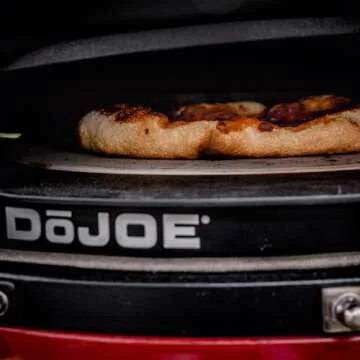 Kamado Joe DōJoe Pizza Oven Kamado Grill Accessory Insert for 18-inch Classic Joe Grills for Brick-Oven Style Food with Ceramic Stone in Black, Model KJ-DJ