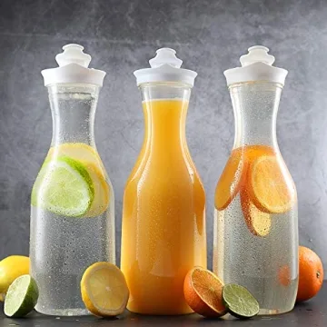 DilaBee 50 Oz Water Carafe - Versatile Drink Pitcher Set