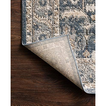 Loloi Teagan Denim Pebble Area Rug Elegant Durable