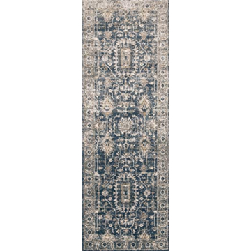 Loloi Teagan Denim Pebble Area Rug Elegant Durable