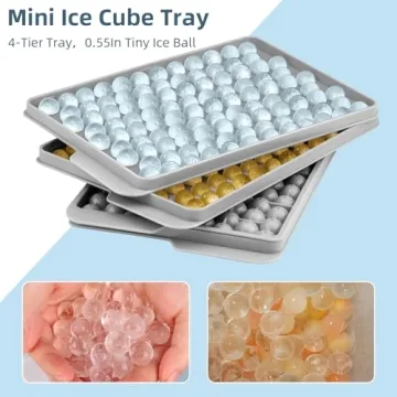 WIBIMEN Mini Ice Cube Trays for Perfect Tiny Ice Balls