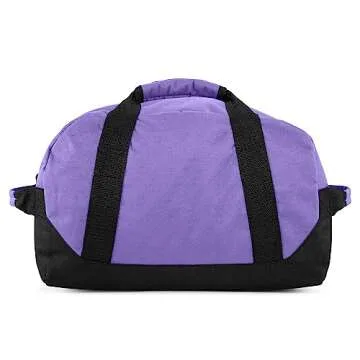 Dalix 14" Purple Small Duffle Bag for Gym & Travel