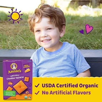 Annie's Organic Original Cheddar Squares Snack Crackers 11.25oz