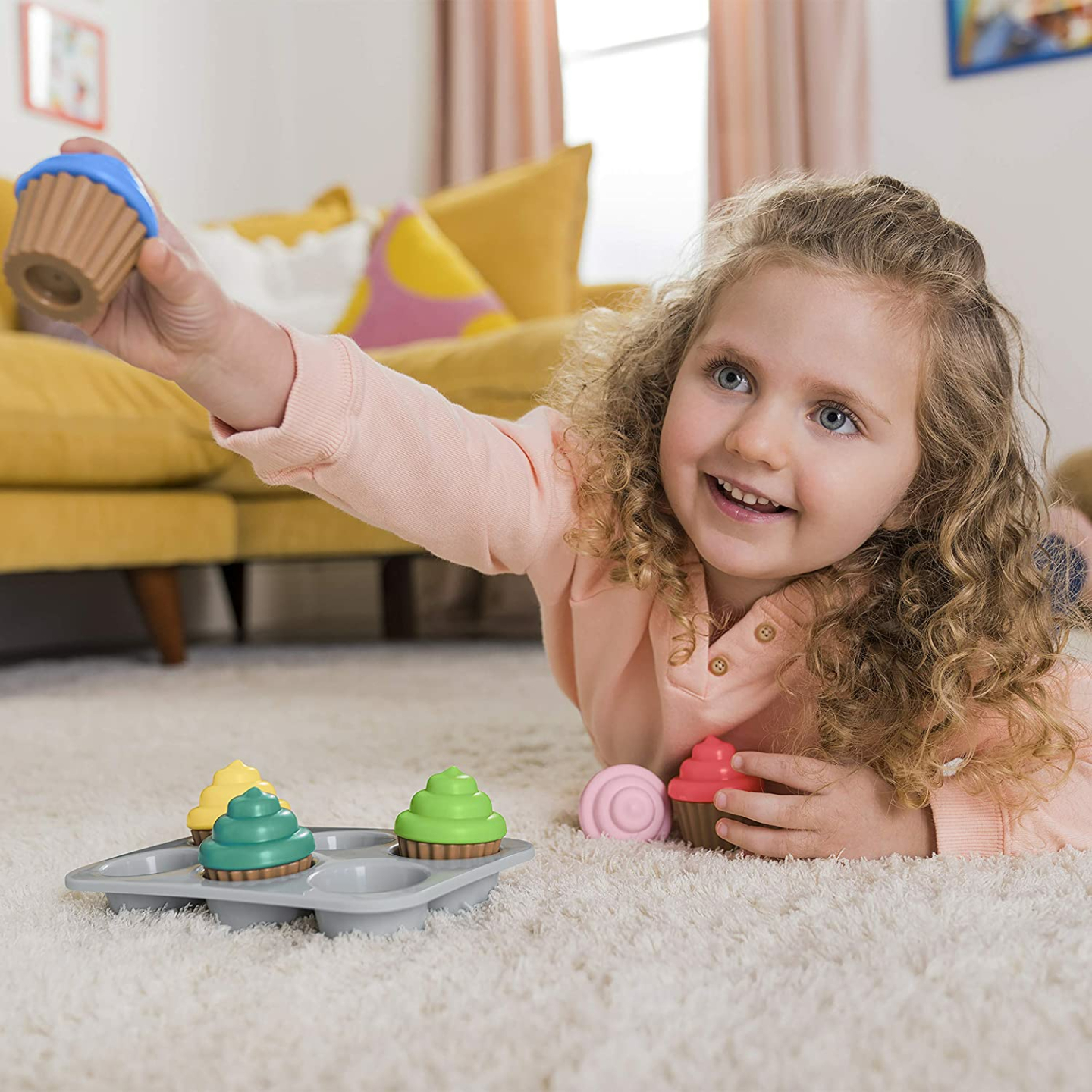 Bright Starts Sweet Cupcakes Shape Sorter Toy