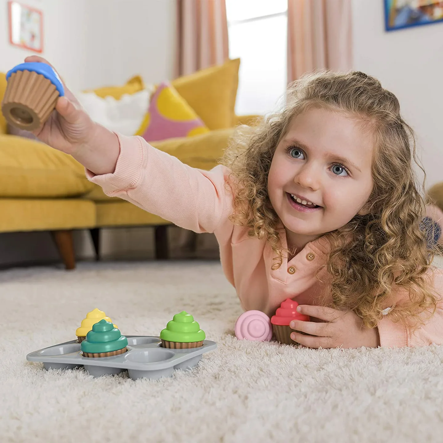 Bright Starts Sweet Cupcakes Shape Sorter Toy