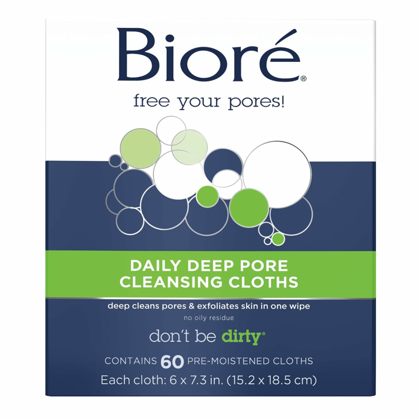 Bioré Makeup Removing Wipes - 60 Count