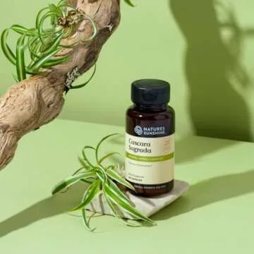 Nature's Sunshine Cascara Sagrada Capsules - Promotes Intestinal Support for a Healthy Colon - 100 Capsules (50 Servings)