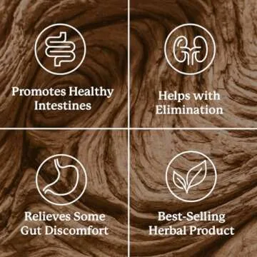 Nature's Sunshine Cascara Sagrada Capsules - Promotes Intestinal Support for a Healthy Colon - 100 Capsules (50 Servings)