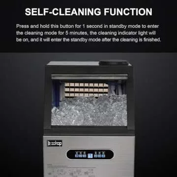 Winado Ice Maker 110LB Capacity for Home and Commercial