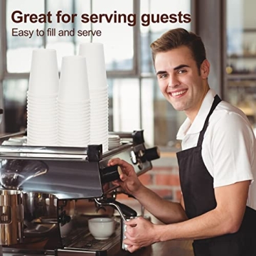 FIFWVGP 100 Pack Disposable Coffee Cups for Events