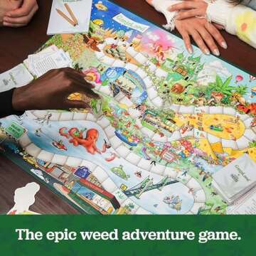 Ganjaland - The Epic Weed Adventure - Weed Board Games for Adults by What Do You Meme?