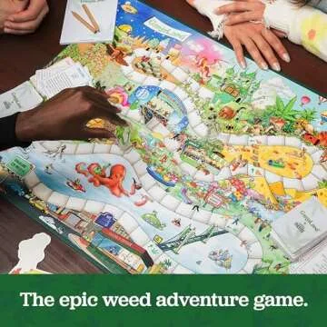 Ganjaland - The Epic Weed Adventure - Weed Board Games for Adults by What Do You Meme?