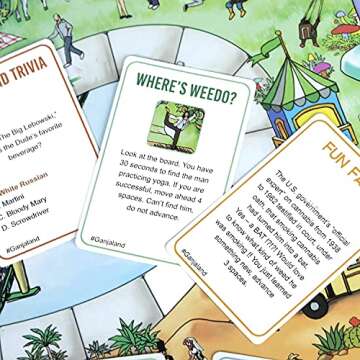 Ganjaland - The Epic Weed Adventure - Weed Board Games for Adults by What Do You Meme?