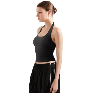 SUUKSESS Halter Tank Top - Trendy Double Lined Style