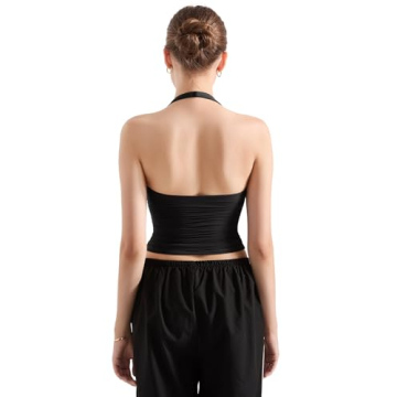 SUUKSESS Halter Tank Top - Trendy Double Lined Style