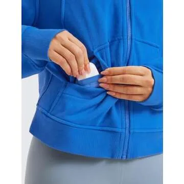 Fleece Lined Full Zip Hoodie for Women - Cozy & Stylish
