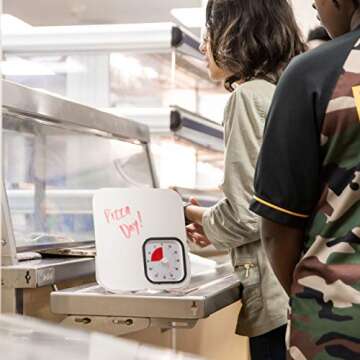 Time Timer MOD with Dry Erase Board — 60-Minute Student Visual Dial Timer with Small Desk Reminder Whiteboard — For Daily Task Listing, Classroom and Office Reminder, Homeschooling for Kids and Adults