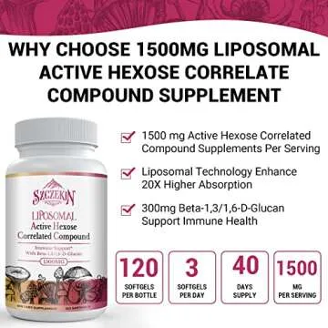 1500mg Liposomal Organic Immune Support Supplement