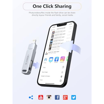 MFi Certified 256GB iPhone Flash Drive USB Memory Stick