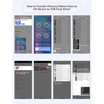 MFi Certified 256GB iPhone Flash Drive USB Memory Stick
