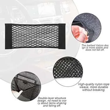 Universal Mesh Cargo Net for Cars and Trucks - Easy Install