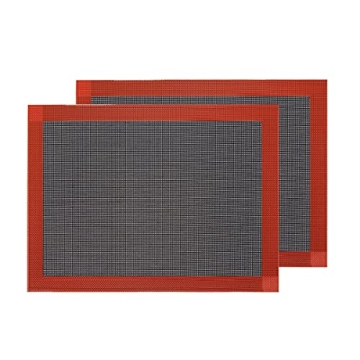 Professional Silicone Bread Baking Mat Non Stick Oven Liner Perforated Steaming Mesh For Half Sheet ...